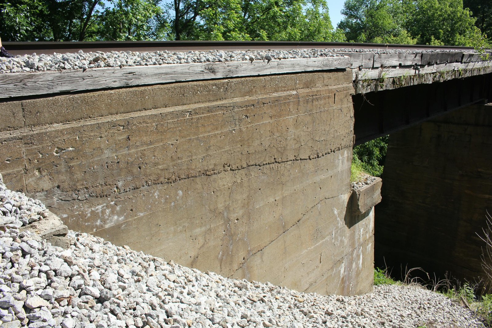 West abutment